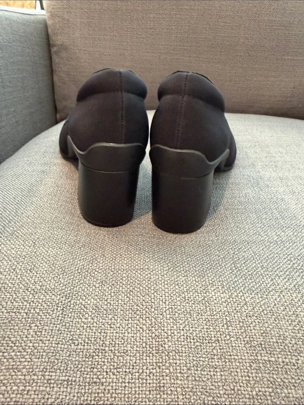 AEROSOLES Black Block Heel Pumps